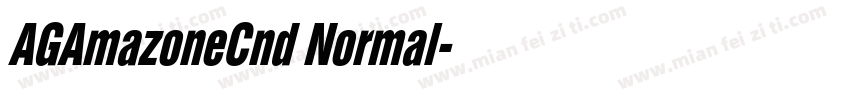 AGAmazoneCnd Normal字体转换